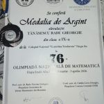 Olimpiada Națională de Matematică, etapa națională 2026 – Medalie de argint